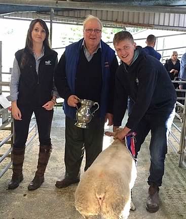 Junior Member Ian Carlisle with Judge W Mactaggart and Sponsor NWF