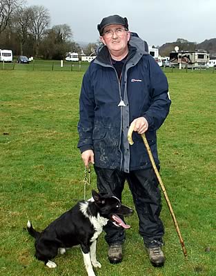 Mr MacLachlan with Dave Top price of the day 2150gns