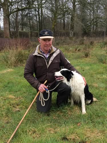 George Simpson with Spot